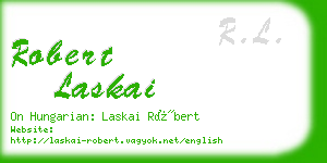 robert laskai business card